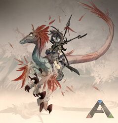 Раптор с Всадником от ArtByEvo