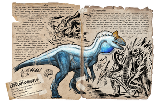 Mod ARK Additions Dossier Cryolophosaurus.png