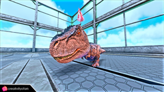 Chibi Party Rex in game.png